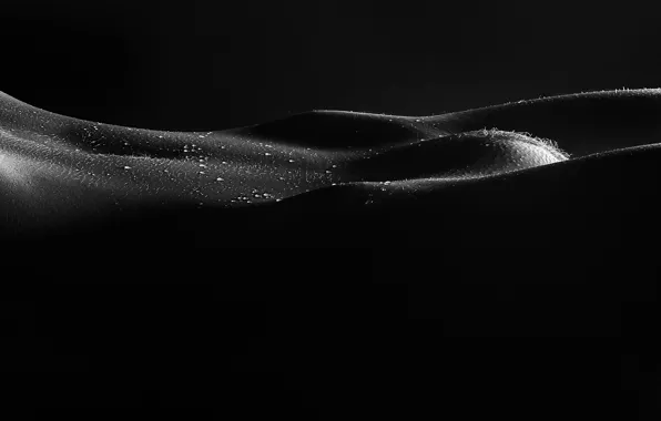 Girl, body, curves, Landscape of the body