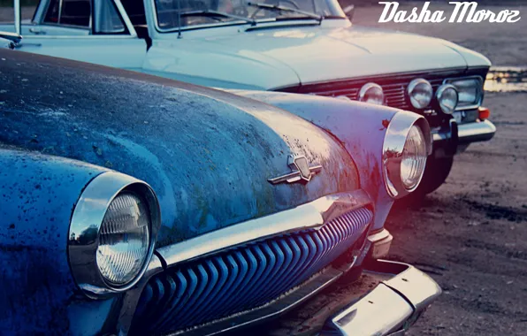 Picture retro, background, Wallpaper, USSR, gas, classic, cars, Volga