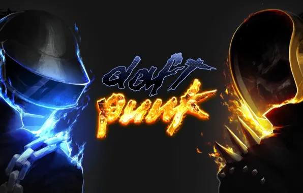 Music, Fire, Style, Background, Daft Punk, Thomas Bangalter, Daft Punk, Mask