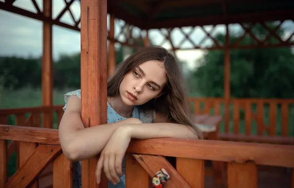 Face, pose, beautiful, Masha, Evgeny Smolsky