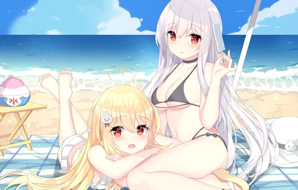 Picture summer, girl, niliu chahui