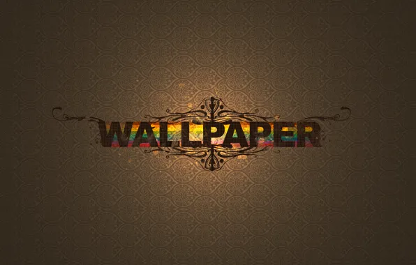 Wallpaper, texture, the word