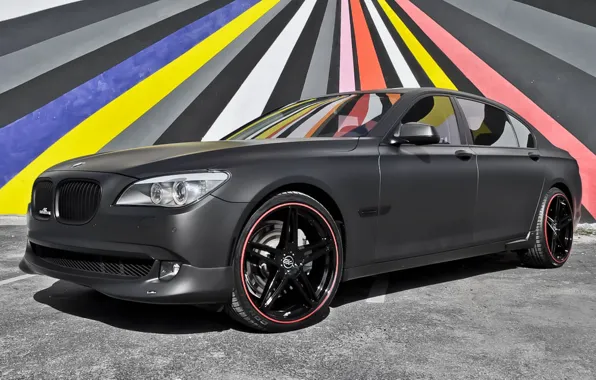 Graffiti, BMW, Matt, 7-Series