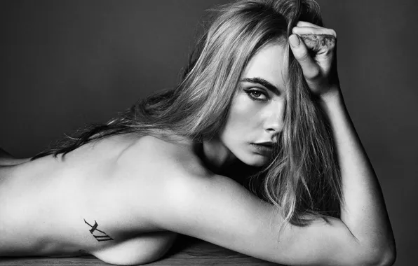 Chest, look, model, naked, body, makeup, actress, tattoo