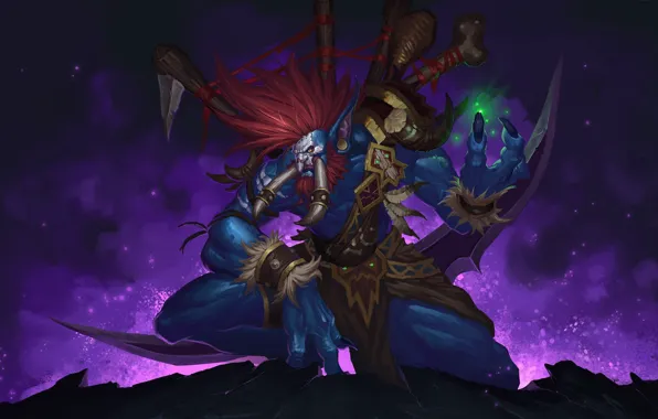 Figure, Fangs, WOW, Blizzard, Art, World of WarCraft, WarCraft, Illustration