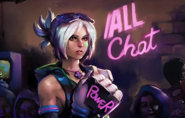 Picture girl, art, Arcade Riven, ptcrow