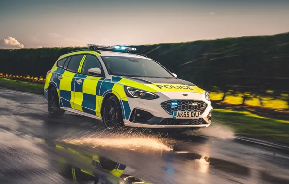 Ford, Road, Ford, Car, Front, Ford Focus ST, South Wales Police, South Wales Police