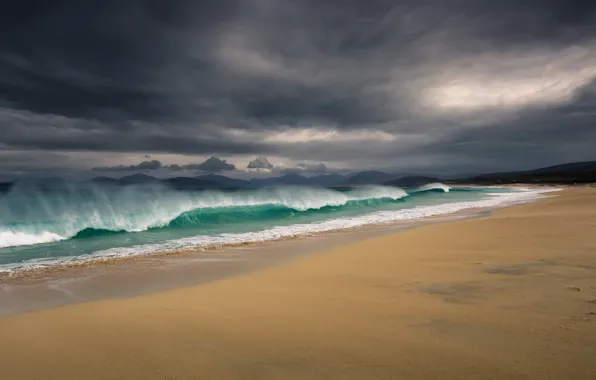 Picture sea, wave, shore