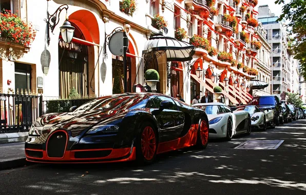 Picture street, France, Paris, Bugatti, Paris, France