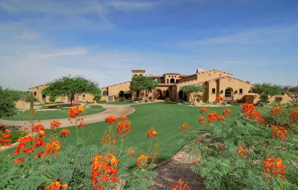 Picture style, Villa, home, architecture, hasienda