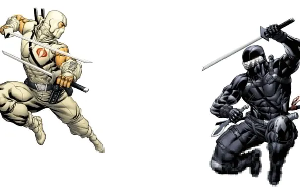 Picture weapons, sword, ninja, G.I. Joe, Cobra