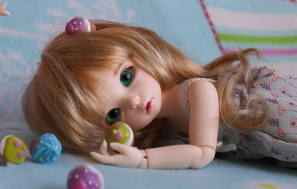 Picture hair, toys, doll