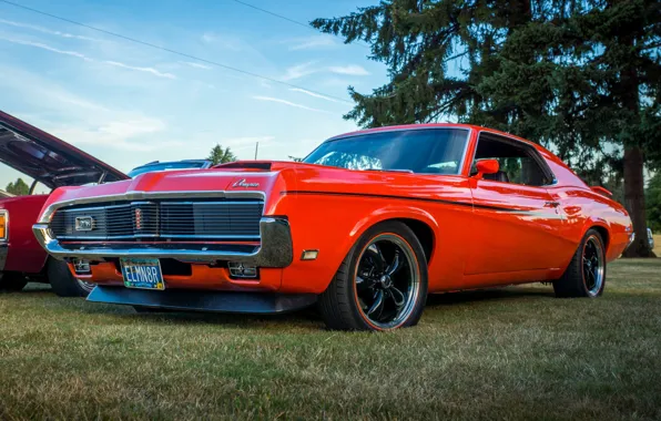 Picture red, style, classic, Cougar, the front