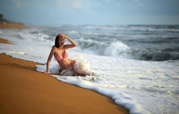 BEACH, The OCEAN, EROTIC, SEXY, SUMMER, ROMANCE, LASS, RICOCHET