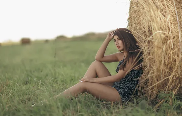 Summer, hay, legs, sponge, Andrea Carretta