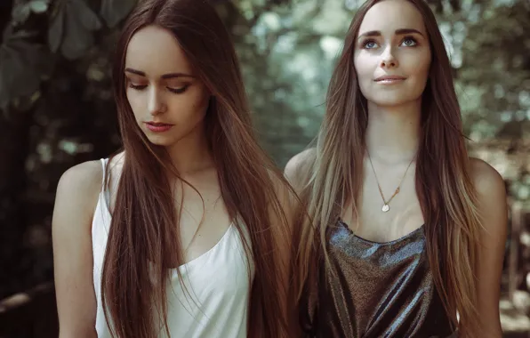 Look, girls, model, hair, beautiful