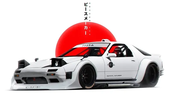 White, Toyota, Supra, MK3