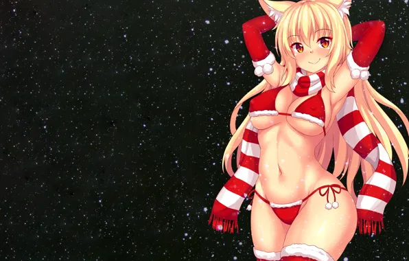 Girl, sexy, lingerie, pantsu, bra, cleavage, panties, thighhighs