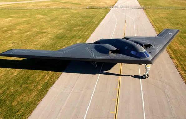 Picture Spirit, B-2, bomber, the airfield