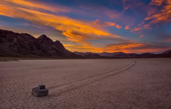 Picture desert, stone, CA, Death Valley, death valley