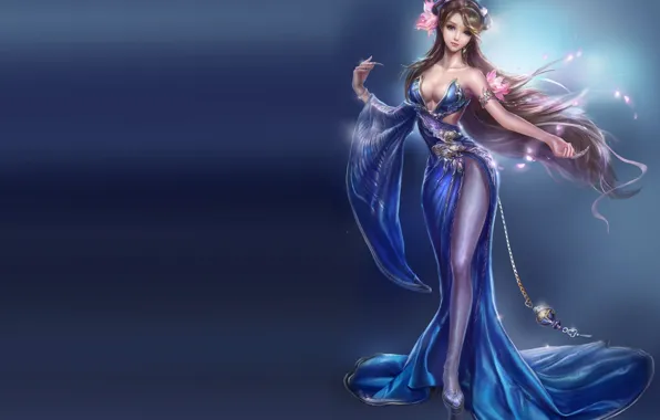 Picture girl, fantasy, magic, art