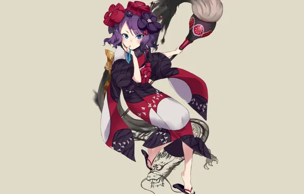 Look, background, art, girl, fate/grand order