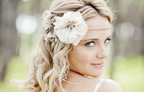 Picture girl, portrait, blonde