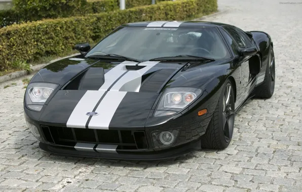 Picture ford, Black, Geigercars, high, resolution, gt