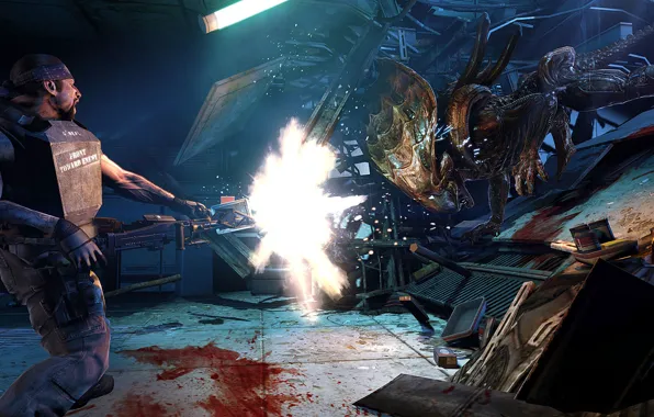 Fire, stranger, alien, alien colonial marines