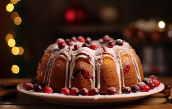 Table, Christmas, pie, cake, New year, dessert, cakes, cutting