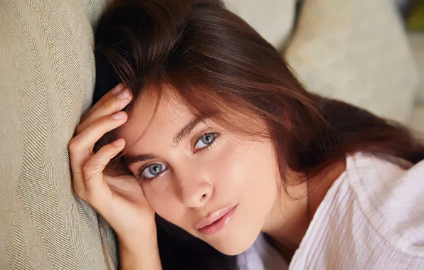 Model, brunette, gorgeous, photoshoot, posing, closeup, beautiful face, magnificent