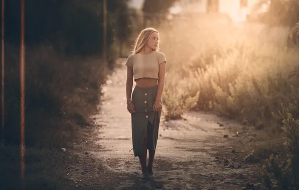 Girl, nature, Marta Sierra