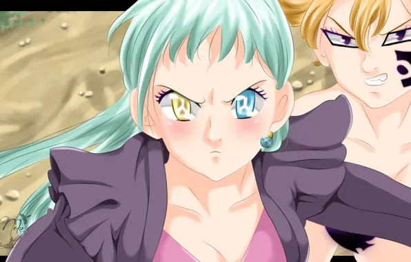 Girls, anime, Elizabeth, Nanatsu no Taizai, The seven deadly sins