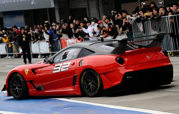 Picture Ferrari, red, 599X