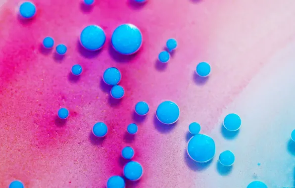Picture balls, paint, the volume, fluorescence