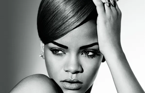 Face, singer, Rihanna, celebrity, Rihanna