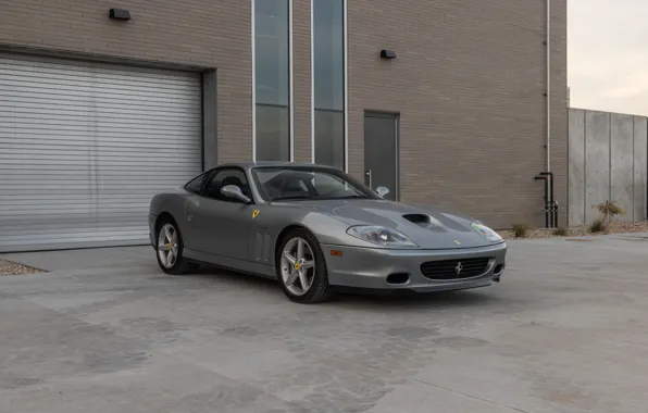 Ferrari, grey, 575, Ferrari 575M Maranello