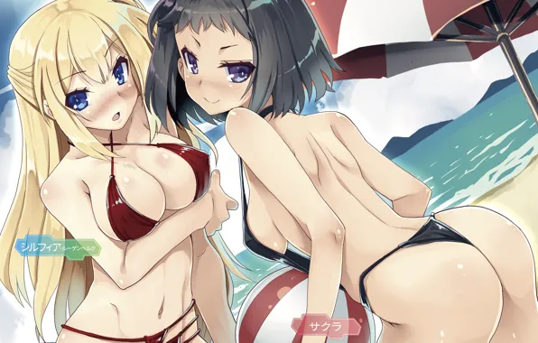 Picture swimsuit, girl, Isekai Shihai no Skill Taker