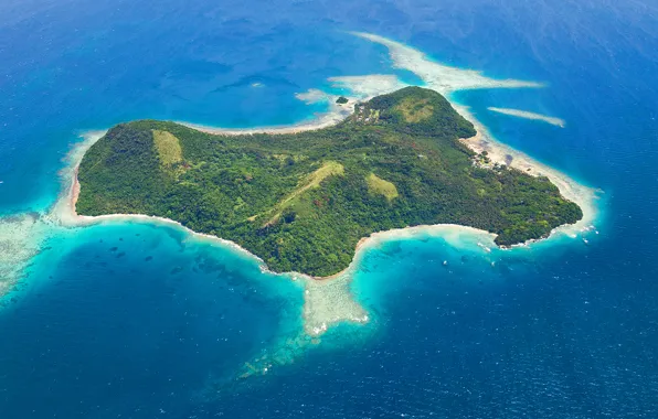 Pacific ocean, fiji, lawedua, wakaya island