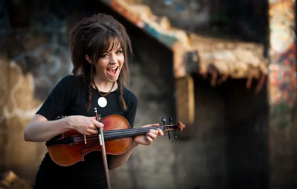 Wallpaper violin, beauty, violin, Lindsey Stirling, Lindsey Stirling