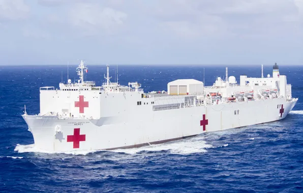 Ship, USNS Mercy, T-AH 19, hospital