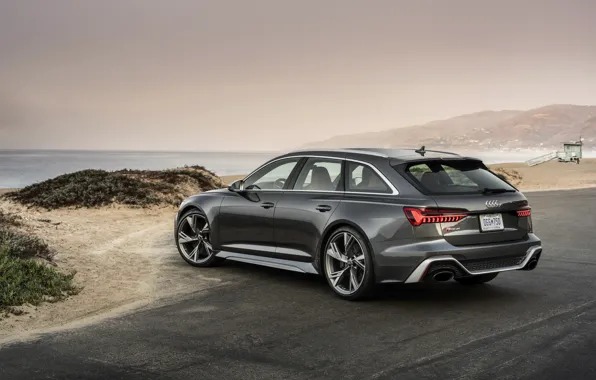 Picture Audi, shore, ass, side, universal, RS 6, 2020, 2019