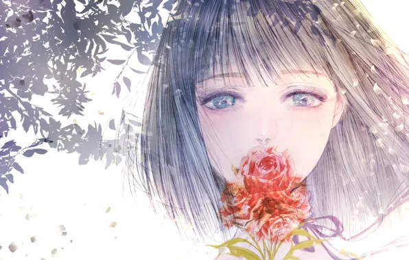 Picture look, girl, anime, art