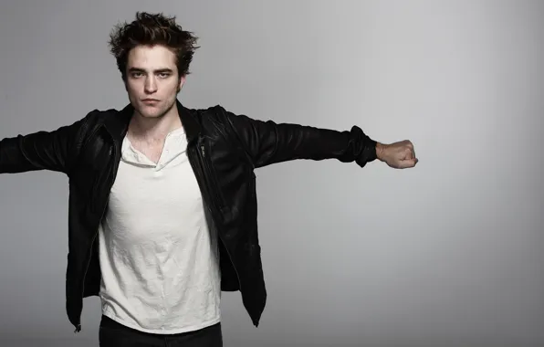 Wallpaper face, jeans, jacket, male, Robert Pattinson, Robert Pattinson