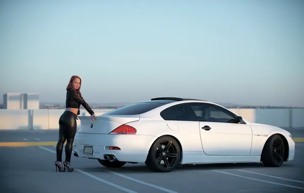 Picture white, ass, girl, bmw, BMW, girl, white, legs