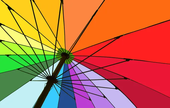 Picture colors, umbrella, structure