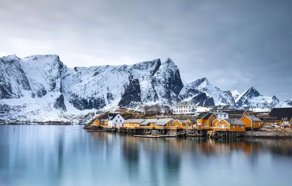 Picture mountains, Norway, Lofoten