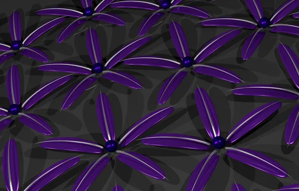 Flowers, background, petals