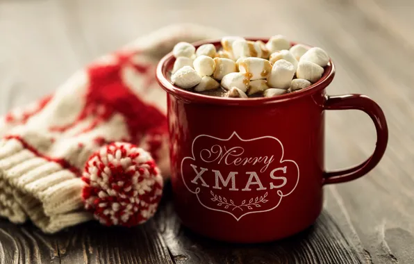 Decoration, New Year, Christmas, mug, Christmas, cup, New Year, decoration