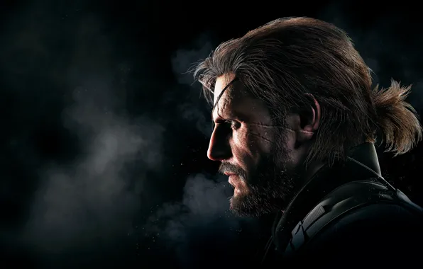 Light, Beard, Metal Gear, Scar, Konami, Kojima Productions, Metal Gear Solid V: Ground Zeroes